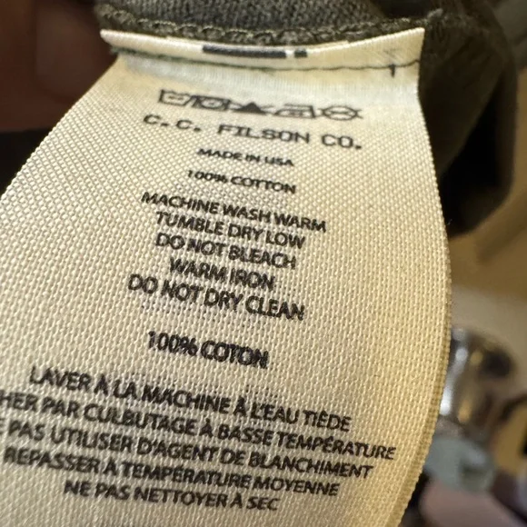 Filson Men's Paul Bunyan Graphic T-Shirt - Filson Country Grey - Size XL - Picture 8 of 10